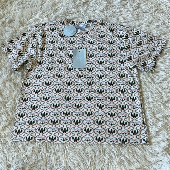 Hill House Charlotte Sleep Tee in Ski Chalet Size Small - Picture 2 of 7